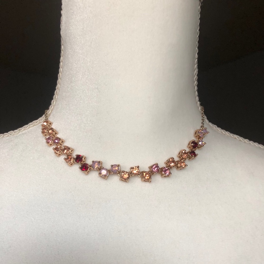 Express Gold choker necklace with studs